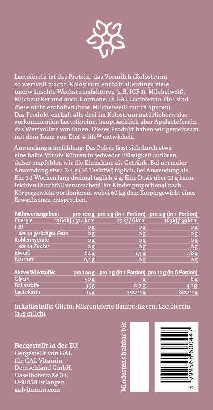 GAL Lactoferrin plus