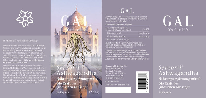 GAL Sensoril® Bio Ashwagandha -24g