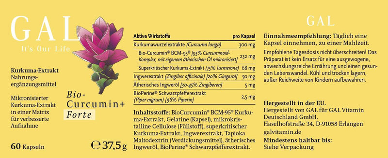 GAL Biocurcumin+ Forte