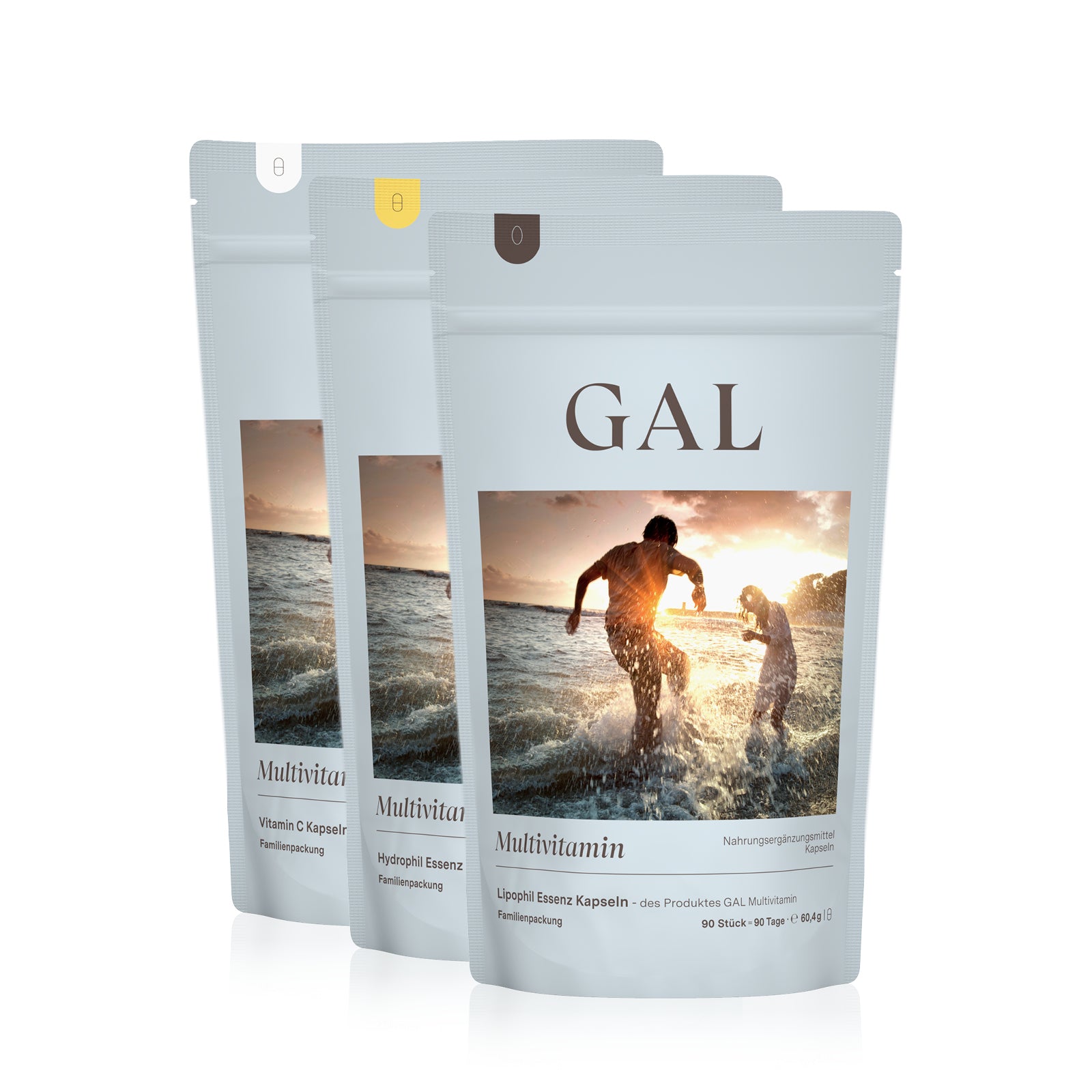 GAL Multivitamin Nachfüllpackung, 90 Portionen (90+180+90 Kapseln)