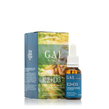 GAL K2+D3 Vitamin, 500 mcg K-Komplex + 4000 IE D3 x 60 Anwendungen - Galvitamin.de | Shop